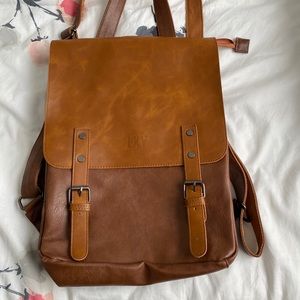 LXY vegan leather backpack